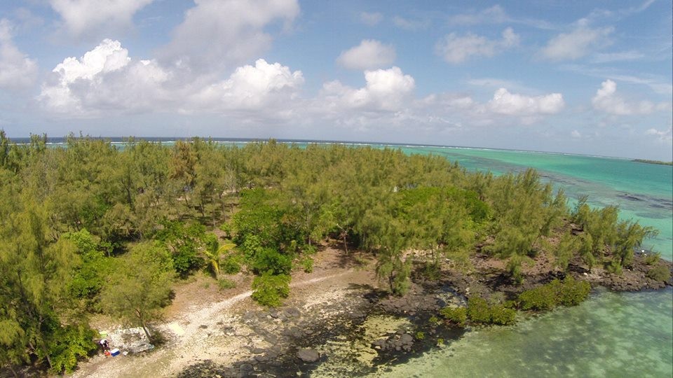 Vue aérienne de l’île d'ambre 