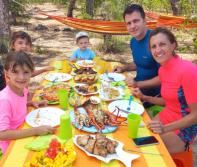 Repas sur l'îlot Bernache